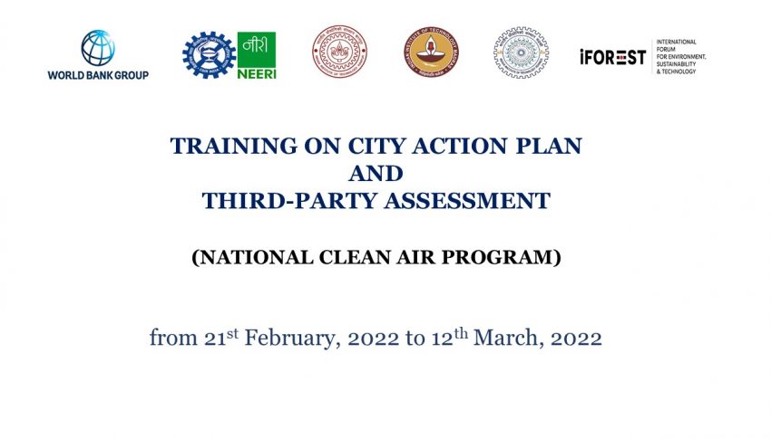 Online lectures on “City Action plan and Third-Party Assessment”